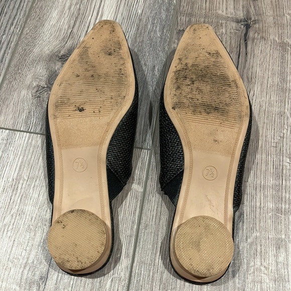 Size 7.5 a new day from target black and tan shoes worn once - Picture 3 of 5